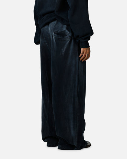 American Thrift Wide Leg Pants Washed Black