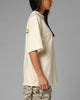 Loiter Script Boxy T-Shirt Off White