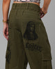 Loiter Layered Holy Fire Cargo Pants Khaki