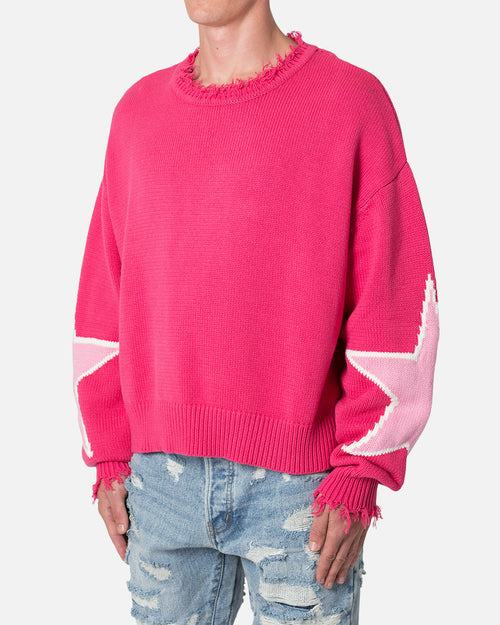 MNML Star Sweater Pink