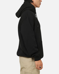 S Double Roots Dot Hoodie Black
