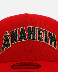 New Era Anaheim Angels 'Year Of The Snake' 9FORTY A-Frame Snapback Red/Gold