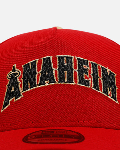 New Era Anaheim Angels 'Year Of The Snake' 9FORTY A-Frame Snapback Red/Gold