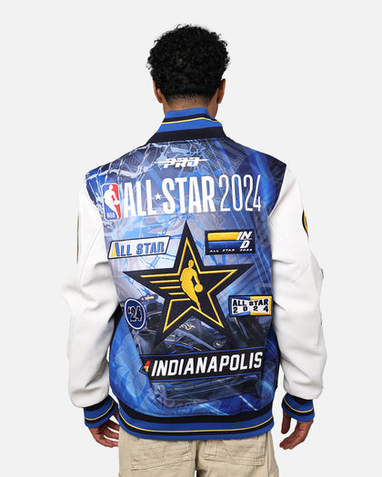 Pro Standard NBA All Star Game 2024 Wool Varsity Jacket Midnight Navy/Royal