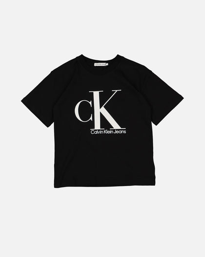 Calvin Klein Kids' Marble Monogram T-Shirt Black