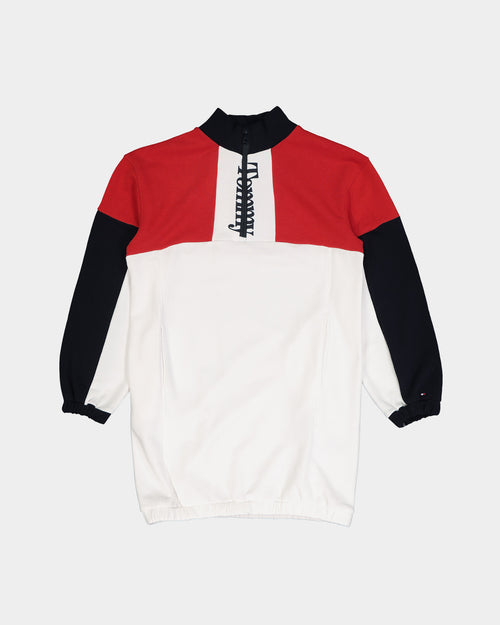 Tommy Hilfiger Kids' Colourblock Sweat Dress Red White Blue