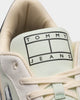 Tommy Jeans Basketball Canvas Mixed Texture Trainers Ivory