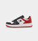 Tommy Jeans Basketball Leather Trainers Deep Crimson