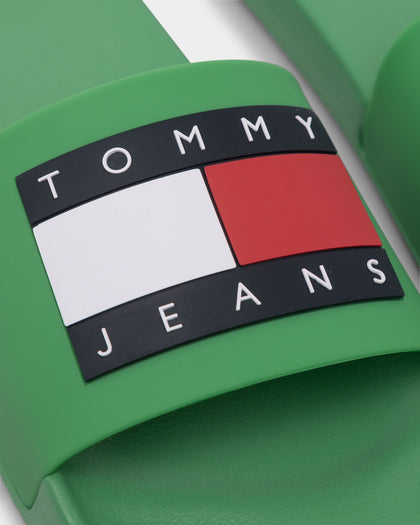 Tommy Jeans Essential Pool Slide Coastal Green