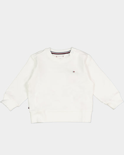 Tommy Hilfiger Kids' Baby Fun Logo Crewneck Set White