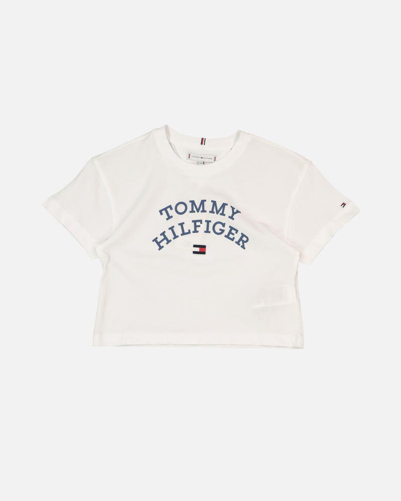 Tommy Hilfiger Kids' Flag T-Shirt White