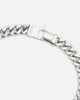 Guess Mainline Lo Studio 8mm Curb Chain Silver Bracelet Silver