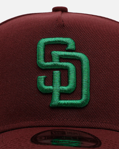 New Era San Diego Padres 'Frosted Burgundy' 9FORTY A-Frame Snapback Burgundy
