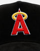 New Era Los Angeles Angels 'Black Cord' 9FORTY A-Frame Corduroy Snapback Black