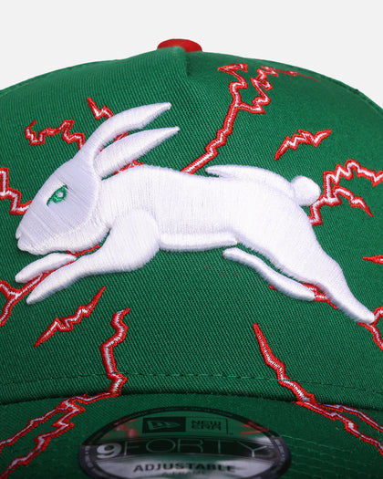 New Era South Sydney Rabbitohs 'NRL Electric' 9FORTY A-Frame Snapback Official Team Colour
