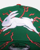 New Era South Sydney Rabbitohs 'NRL Electric' 9FORTY A-Frame Snapback Official Team Colour