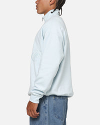 Carre Gridlock 1/4 Zip Crewneck Light Blue