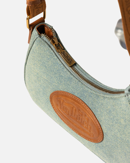 Von Dutch Women's Amy Dirty Shoulder Bag Dirty Denim