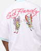 Ed Hardy Butterfly Ringer T-Shirt White