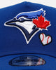 New Era Toronto Blue Jays 'Baseball Hearts' 9FORTY A-Frame Snapback Official Team Color