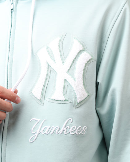 New Era New York Yankees 'Logo Select Mint' Full Zip Hoodie Mint/White