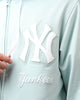 New Era New York Yankees 'Logo Select Mint' Full Zip Hoodie Mint/White