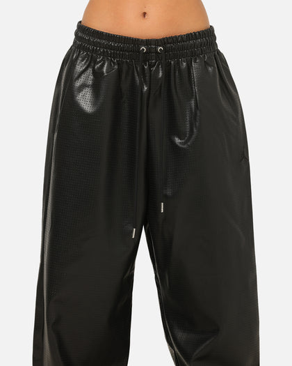 Jordan Women's Jumpman Flight Faux-Leather Pants Black