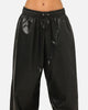 Jordan Women's Jumpman Flight Faux-Leather Pants Black