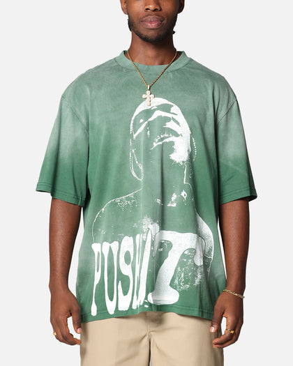 Pusha T Pusha T Hem Vintage T-Shirt Washed Green