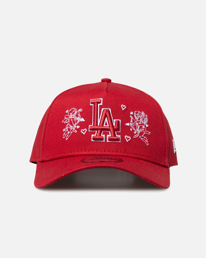 New Era Los Angeles Dodgers 'Valentines Day' 9FORTY A-Frame Snapback Dark Red