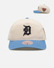 Mitchell & Ness Detroit Tigers 'Washed Cotton' Deadstock Snapback Off White