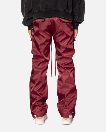 MNML Snap Front Cargo Pants Red
