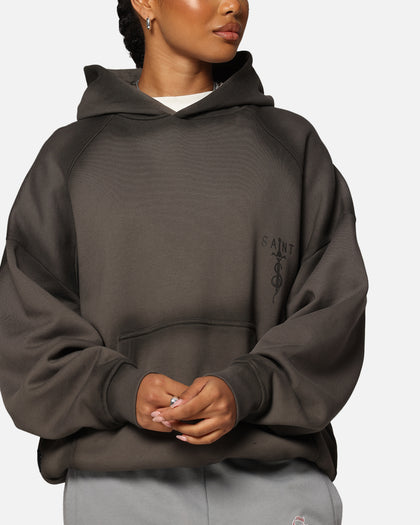 Saint Morta Daggers Premium Hoodie Contrast Brown