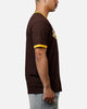 New Era San Diego Padres Throwback V-Neck T-Shirt Brown