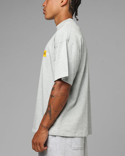Loiter Hybrid Premium T-Shirt Grey Marle
