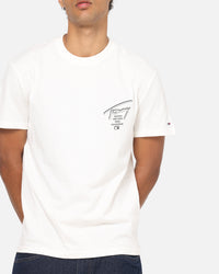 Tommy Jeans Regular Sign City T-Shirt Ancient White