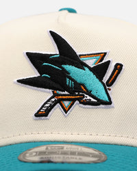 New Era San Jose Sharks 'Team Color Visor' 9FORTY A-Frame Snapback Chrome/Official Team Color