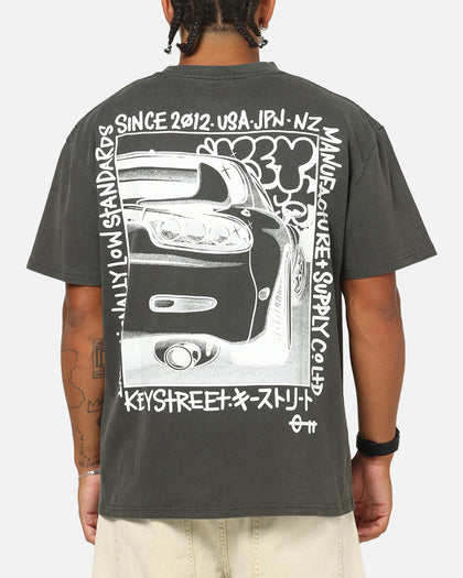 Key Street Twotone T-Shirt Black Wash
