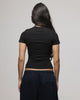 American Thrift Women's Longline Baby T-Shirt Black