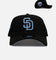 New Era San Diego Padres 'Black And Sky Blue' 9FORTY A-Frame Snapback Black/Sky Blue