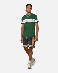 Carré Bars T-Shirt Green/White