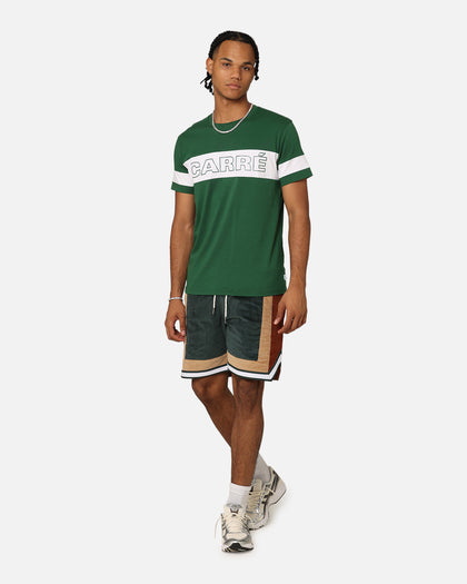 Carré Bars T-Shirt Green/White