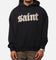 Saint Morta Cambronne Layered Boxy Hoodie Black/Stone