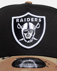 New Era Las Vegas Raiders "NFL 26 AU Two Tone" 9Forty A-Frame Snapback Black/Camo
