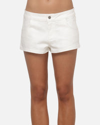 Ed Hardy Women's Butterfly Denim Shorts White