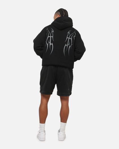 Saint Morta Consortium Boxy Hoodie Black
