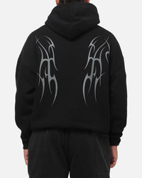 Saint Morta Consortium Boxy Hoodie Black