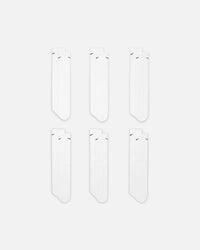 Nike Everday Cotton Cushioned Crew Socks 6 Pack White/Black