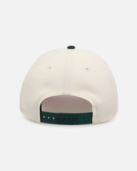 New Era Los Angeles Dodgers 'Pink Satin Hearts Green' 9FORTY A-Frame Snapback Chrome/Dark Green