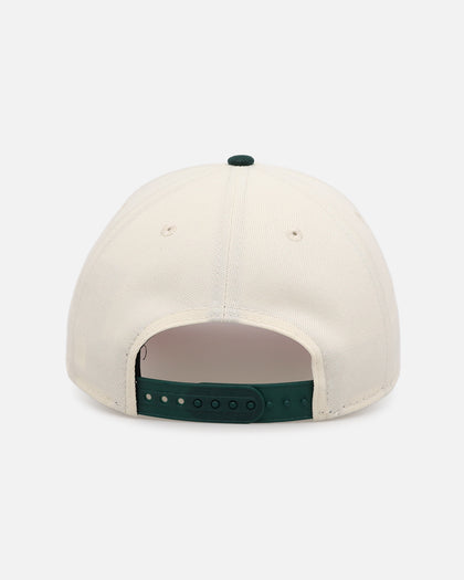 New Era Los Angeles Dodgers 'Pink Satin Hearts Green' 9FORTY A-Frame Snapback Chrome/Dark Green